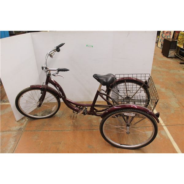 **Schwinn Meridian Adult Tricycle 26 Inch Wheels
