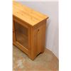 Image 4 : *Wood Cabinet with Glass Doors 27" Tall x 37.5" Long x 10.5" Deep