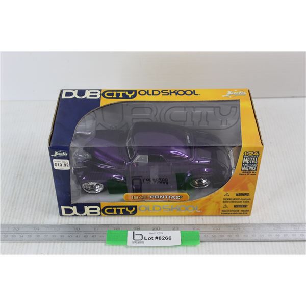 Jada Toys Dub City Old Skool 1940 Pontiac 1:24 Scale Diecast Car- NIB