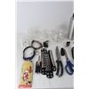 Image 3 : Lot Of Various Items, 3.5'' x 3.5'' Book Style Picture Frame, (2) Small Pet Collars, Crystal Cream &
