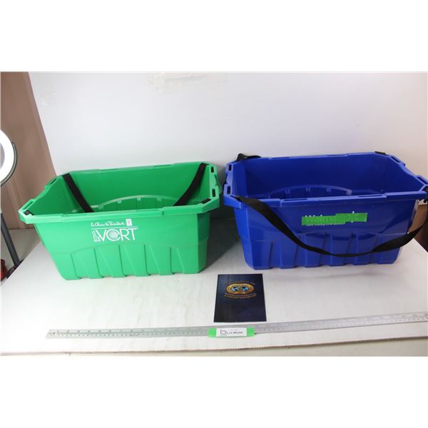 (2) Plastic Shopping Totes, History Of The Intercontinental Championship WWE Pamphlet