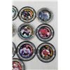 Image 3 : (13) 1990s NHL Irwin Toys Katch Medallions - Gretzky , Lindros, Koivu, Etc.