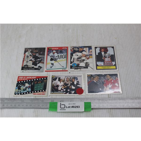 (7) Various Wayne Gretzky Hockey Cards- Cannot Guarantee Authenticity