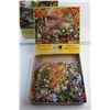 Image 4 : (2) Mountain Creek Cabin and Barnyard Chickens 500 pc Jigsaw Puzzles