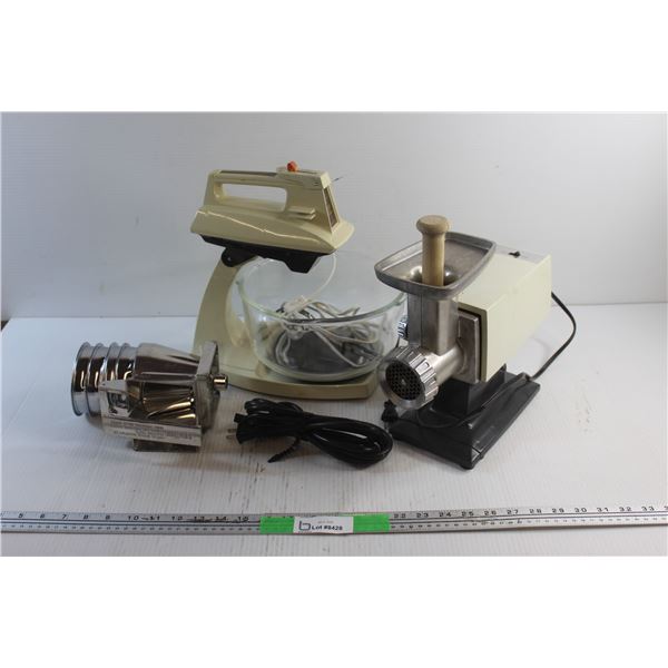 Vintage Sunbeam Mixer and Meat Grinder - Tested