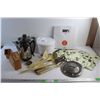 Image 1 : Coffee Pot, Mixing Bowl, Body Weight Scale, Knife Holders, Spatulas and Misc.