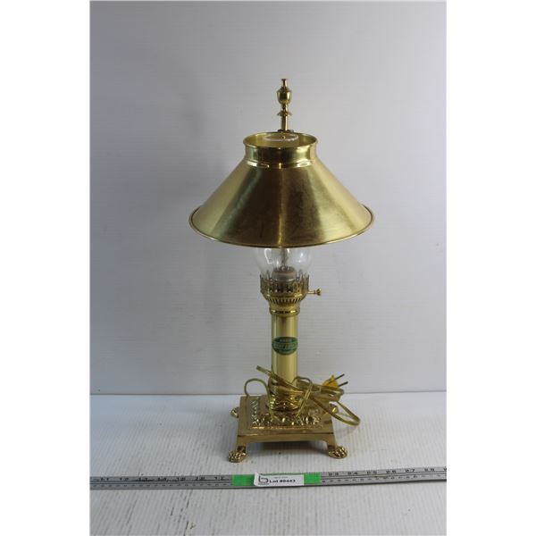 Paris Orient Express Istanbul Brass Desk Lamp - Tested