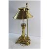 Image 3 : Paris Orient Express Istanbul Brass Desk Lamp - Tested