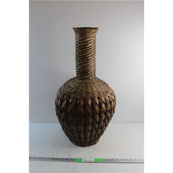 *Wicker Vase 28''