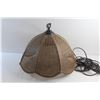 Image 2 : *Wicker Swag Lamp - As Is