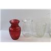 Image 2 : (6) Glass Vases