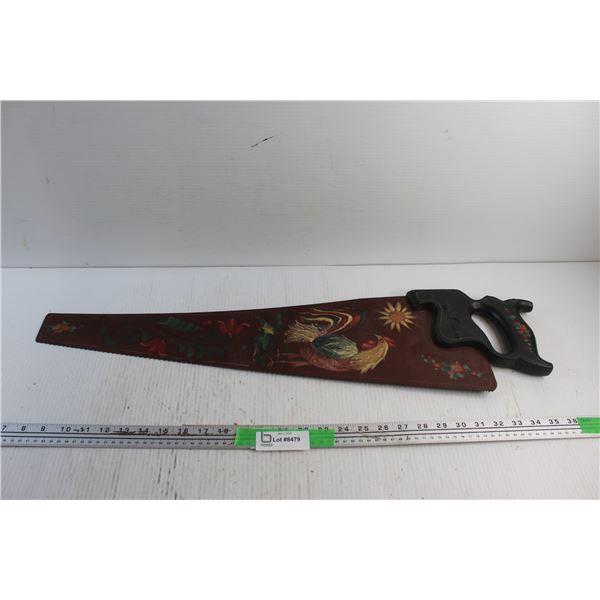 Hand Saw Art Paint Decor
