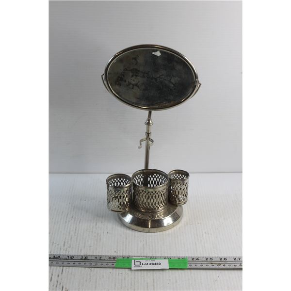 Shaving Brush Mirror Stand
