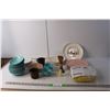 Image 1 : Plastic Dish Lot, St. Paul's Ceramic Plate, Misc.