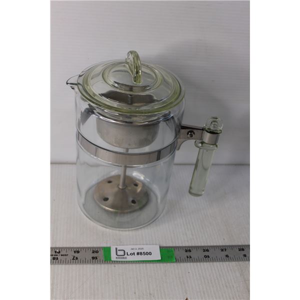 Pyrex Coffee Percolator 11" Tall