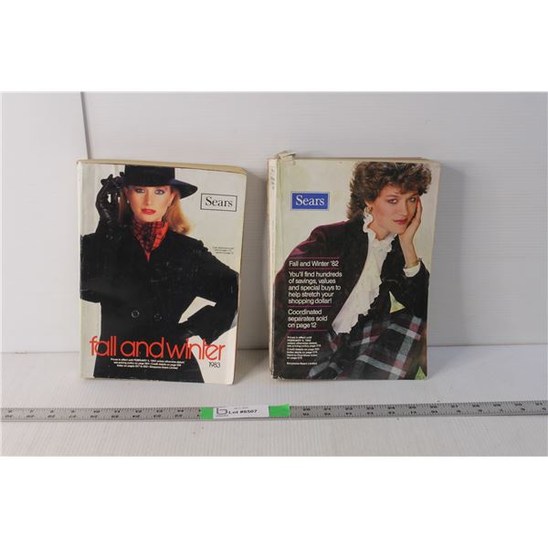 (2) Vintage Sears Catalogues- Fall & Winter 1983, Fall & Winter 1982