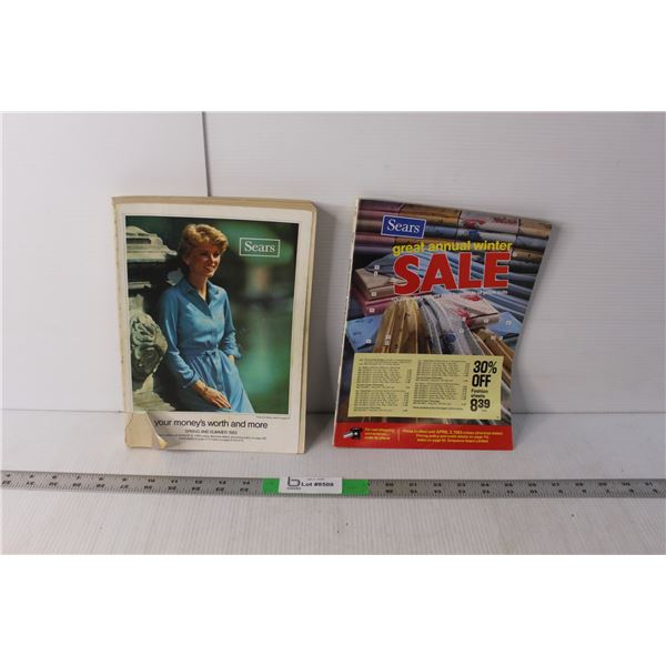 (2) Vintage Sears Catalogues, 1983