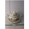 Image 1 : Ceramic Soup Tureen & Plate