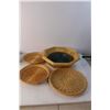 Image 2 : (9) Woven Baskets