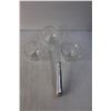 Image 2 : Plastic Ladle & (15) Punch Glasses