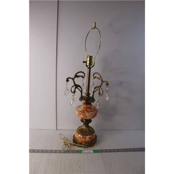 *Vintage Lamp, No Shade- As Is 29.5" Tall