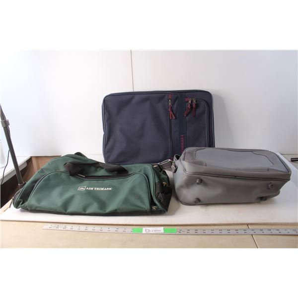 (3) Suitcases- McBrine, Aim Trimark, Other Up to 23"