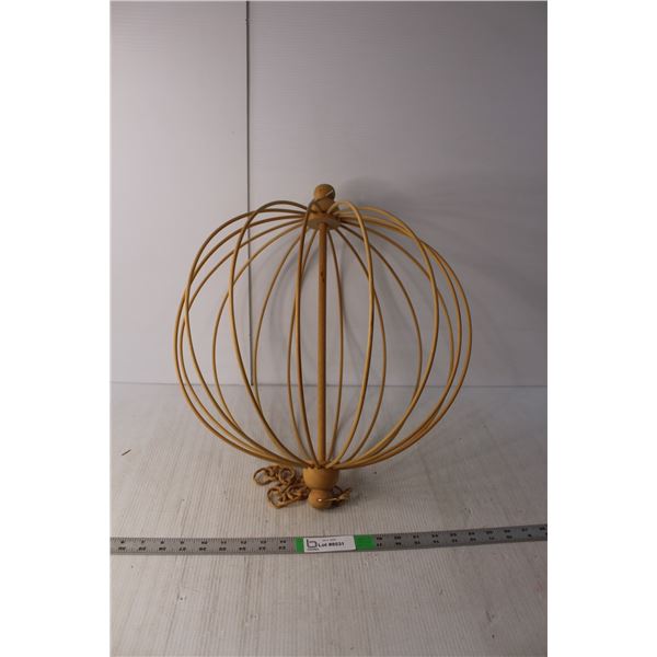 Wood Hanging Decor 17" Diameter