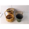 Image 4 : (8) Baskets, Plastic Pot