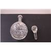 Image 5 : (2) Crystal Decanters - One is Pinwheel Pattern