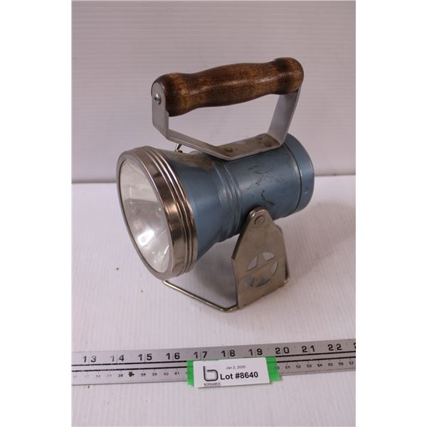 Vintage Flashlight on Stand