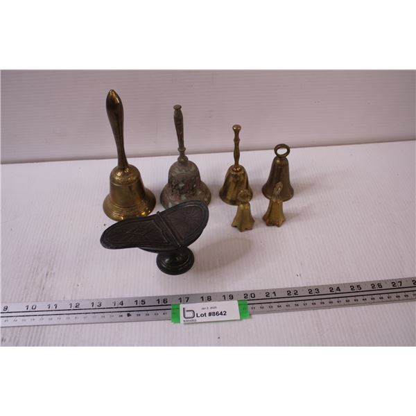 Assortment of Brass Bells, Incense Burner
