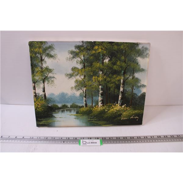 Unframed Artwork - Forest & Creek - 16" x 12"