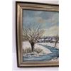 Image 3 : Framed Artwork - Winter Scene - 18" x 14"