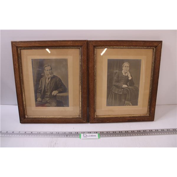 (2) Framed Photos, each 13.5" x 11.5"