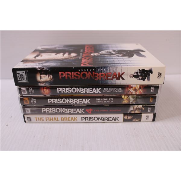 (5) DVD's - Prison Break Series