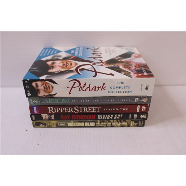 (5) DVD's - Arrow, The Walking Dead, etc.