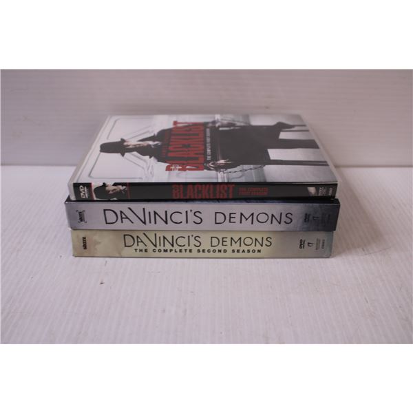 (3) DVD's - Da Vinci's Demons, The Blacklist
