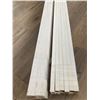 Image 3 : ** (24) Pieces of Primed Baseboards - 7/8" x 1 3/8" x7'