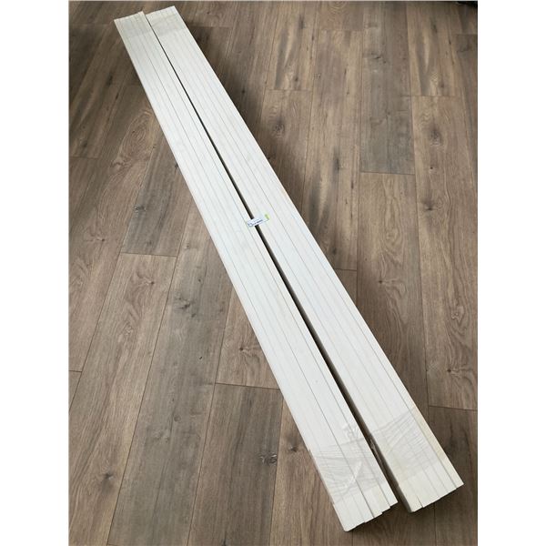 ** (24) Pieces of Primed Baseboards - 7/8" x 1 3/8" x7'
