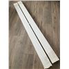 Image 1 : ** (24) Pieces of Primed Baseboards - 7/8" x 1 3/8" x7'