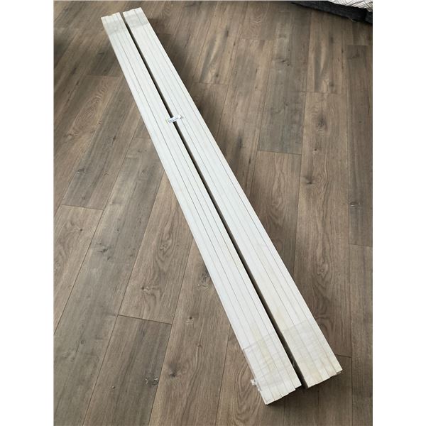 ** (20) Pieces of Primed Baseboards - 7/8" x 1 3/8" x7'