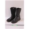 Image 1 : Harley Davidson Women's Motorcycle Riding Boots - Size 9
