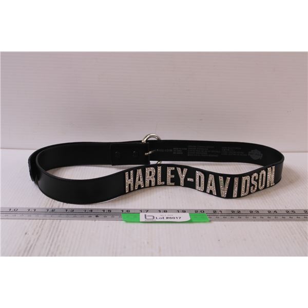Harley Davidson Women's Belt w/Gemstones