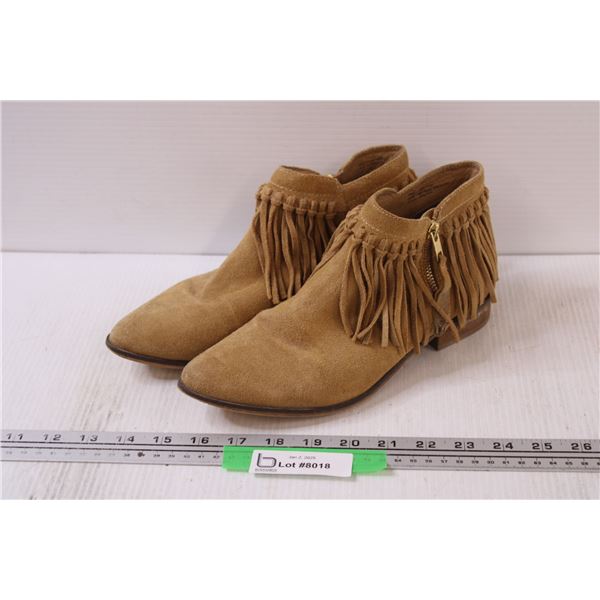 Aldo Women's Leather Fringe Boots - Size 9