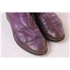 Image 4 : Justin Women's Purple Cowboy Boots - Some Wear - Size 6