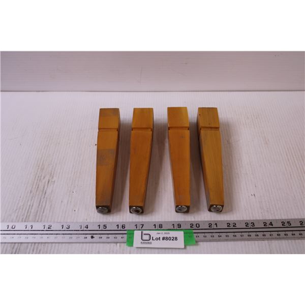 Mid Century Furniture Legs Set - 7.5" Tall - Painted
