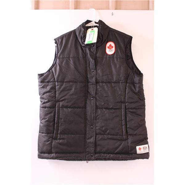 * Hudson Bay Canadian Olympic Puff Vest - Size Large