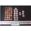 Image 1 : Canadian Coins: (32) Pennies, (13) Nickels, (2) Dimes, (3) Quarters (All Various Years & Condition)