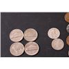 Image 3 : American Coins: (24) Pennies, (2) Dimes, (3) Quarters, (3) Dollars, (1) Peso (Mexican), (4) Nickels
