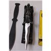 Image 3 : (3) Knives: Throwing, Spiderman Dagger, Black Smidgen, Buck